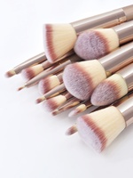 2024 meilleur vendeur haute qualité 14 pièces ensemble de pinceaux de maquillage échantillons gratuits pinceaux de maquillage marque privée pinceaux à paillettes en nylon