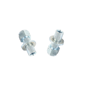 Écrous de roue chromés personnalisés avec rondelle pour roues de camions et d'<span class=keywords><strong>autobus</strong></span> lourds, tête hexagonale polie pour applications minières - Product Image 4