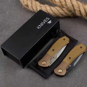 Couteau de poche personnalisable FB144 HK de qualité OEM, lame pliante en acier inoxydable ultra-affûtée, manche G10, 19 cm, épaisseur 3 mm, pour le camping - Product Image 3