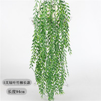 Plantes artificielles en saule pleureur, feuillage en plastique, guirlande de lierre artificiel pour la maison, mariage, Noël, Nouvel An