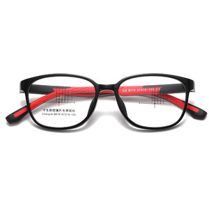 Jamie 8019TR90 Rectangular <b>Eyeglasses</b> Plano Lenses Blue Light Protection For Students Unisex Medium <b>Frame</b> Width AC Lens - Product Image 5