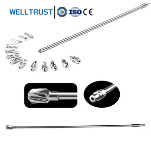 Suministros de <span class=keywords><strong>ortopedia</strong></span> quirúrgica Escariador flexible de acero inoxidable duradero para taladro de hueso médico Brocas canuladas - Product Image 1