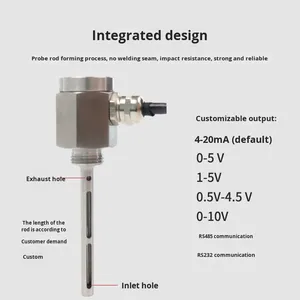 Capacitive <b>Level</b> for Measuring <b>Oil</b> Car <b>Oil</b> <b>Oil</b> <b>Oil</b> Water <b>Level</b> <b>Sensor</b> 4-20mA China Customization <b>Oil</b> <b>Level</b> <b>Sensor</b> - Product Image 6