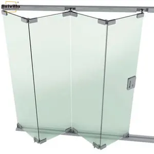 Philippine Hot Bi Fold Faltglas Bildschirm fenster Doppel glasiertes Aluminium Rahmenloses Faltglas fenster