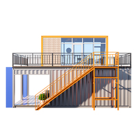 Conteneur d'expédition intelligent de 40 pieds maison de bureau maison préfabriquée de luxe maison de maître préfabriquée pour la croatie espagne allemand