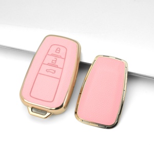 Flip Fob pour boîtier en or Toyota <span class=keywords><strong>Priu</strong></span> intérieur pour Toyota Prius 2004 à 2010 Toyota Land Cruiser Sahara à distance TPU couverture de clé de voiture - Product Image 3