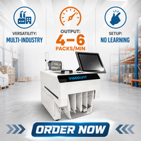 Máquina Contadora y Selladora de Componentes Pequeños VisCount VST4-1 CE, Sin Necesidad de Configuración, para Conectores, Fijaciones, Tornillos y Piezas de Plástico