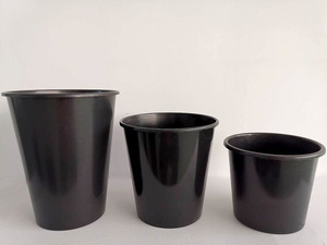 13LRound forme en <span class=keywords><strong>plastique</strong></span> plancher de bureau pot fleur seau - Product Image 3