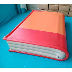 Modèle de livre gonflable géant en PVC de 0,25 mm ou personnalisé, sculpture de pile de livres gonflables en PVC coloré pour la décoration d'événements - Product Image 4