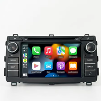 Reproductor Multimedia para Auto con Carplay de 7 Pulgadas, Radio Estéreo con Android 8 Núcleos para Toyota Auris Corolla 2013 2014