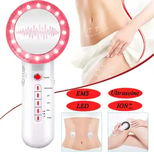 Fast shipping new 2024 ems facial microcurrent neck face lifting massager led ems face massager