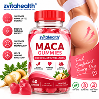 Complément Alimentaire Gummies de Maca Marque Blanche OEM Formule Personnalisée Emballage Vente en Gros Approvisionnement en Vrac