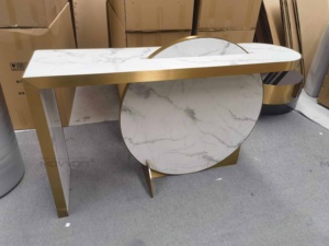 Venta caliente <span class=keywords><strong>de</strong></span> lujo moderno salón <span class=keywords><strong>consola</strong></span> mesa <span class=keywords><strong>de</strong></span> alta calidad convertible para entrada Hotel o apartamento uso nuevo diseño - Product Image 6