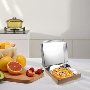 Scatole per <span class=keywords><strong>Pizza</strong></span> in Carta Ondulata Rivestita in Alluminio Anti-olio, Contenitori Termici da Asporto, Custodie Isolanti per Trasporto <span class=keywords><strong>Pizza</strong></span> e Conservazione Alimenti - Product Image 5