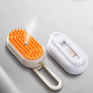 Spray de agua de vapor autolimpiante, removedor de pelo de mascotas antiestático, cepillo para perros y gatos - Product Image 2