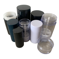 Déodorant écologique bâton container/Blanc Baume Pour Les Lèvres Tube Contenant stick Déodorant En Stock Avec Faible Quantité Minimale De Commande 15g 30g 50g 75g