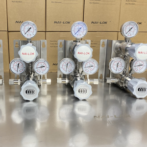 Regolatore di Pressione NAI LOK di Alta Qualità in Acciaio Inox 316L per Bombole di <span class=keywords><strong>Gas</strong></span>, 200 bar, per Argon, Ossigeno, Acetilene, 1/4 NPT per Sistemi di <span class=keywords><strong>Gas</strong></span> da Laboratorio - Product Image 4