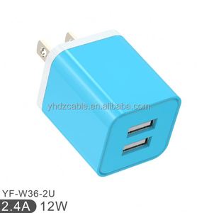 Mini 2.4A Dual Port Fast Charging Head US Multi-Port <b>Plug</b> <b>Adapter</b> for Android Phones and IPhones 15 Pro Max Electric Type - Product Image 5