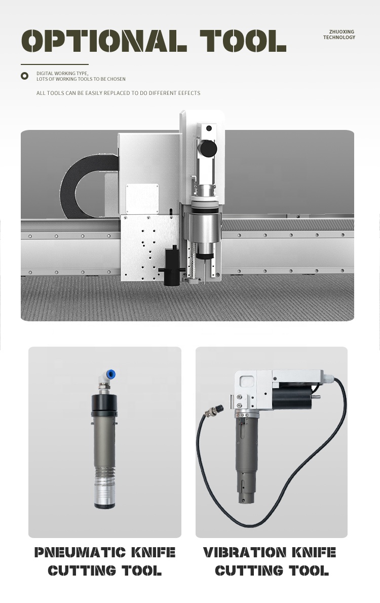 Высококачественный планшетный цифровой резак ZHUOXING 1625 1113, автоматическая машина для резки прокладок с ЧПУ для резки резины, пробки, асбеста, графита