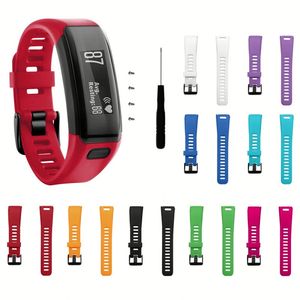 Bracelet de sport en caoutchouc tendance, bracelet de remplacement pour montre <span class=keywords><strong>Garmin</strong></span> <span class=keywords><strong>Vivosmart</strong></span> <span class=keywords><strong>HR</strong></span>, vente chaude - Product Image 1
