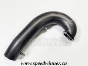 Ống dẫn khí nạp bằng sợi carbon khô <span class=keywords><strong>100</strong></span>% SpeedWinner dành cho Honda Civic Type R FL5, hiệu suất cao - Product Image 3