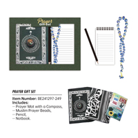 BespritGift Nouveauté, Coffret Cadeau de Prière Musulman Personnalisé et Créatif, Tapis de Prière et Chapelet, Boîte de Cadeaux Islamiques pour Musulmans
