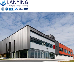 Hiện đại prefab kim loại tòa nhà cho 4S cửa hàng đúc sẵn thép nhà kho cho auto-cửa Hàng/ô tô 4S cửa hàng - Product Image 2