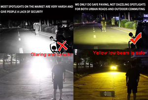 Faro LED Mini de 90W para Senlo, IP68, para Auto, Camioneta, Motocicleta, Focos de Aluminio con Doble Lente, Luces de Conducción de 12V, Bombilla DRL Antiniebla, Nuevo - Product Image 5