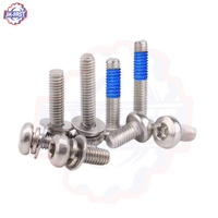 M2 M2.5 M3 M4 M5 M6 M8 noir bouton torx vis à tête champignon antivol goupille inviolable vis Torx