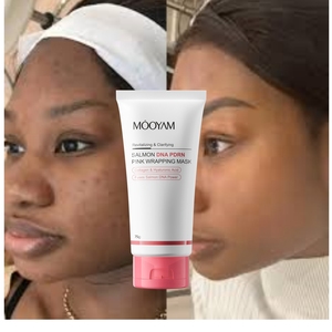Maschera Viso Rivitalizzante MOOYAM con DNA di Salmone PDRN, Etichetta Privata OEM, 75g, Illumina la Carnagione e Riduce l'Opacità - Product Image 1