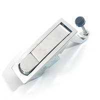 Verrou de compression en alliage de zinc MS606 à levier à bouton-poussoir, loquet électronique de panneau pour armoire industrielle