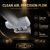 Conduit d'air flexible en tissu polyester antibactérien et anti-moisissure pour système de ventilation CVC, idéal pour ateliers alimentaires et salles blanches