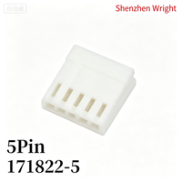 Connecteur femelle de haute qualité d'origine TE 171822-5 5P à extrémité câblée 2,5 mm pour accessoires de connecteurs de contrôle industriel et bornes