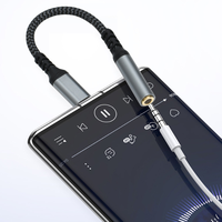 Adaptateur audio Type-C mâle vers 3,5 mm femelle, décodeur numérique DAC, prise casque vers convertisseur Type-C, longueur du câble 0,3 m 0,5 m 1 m 2 m