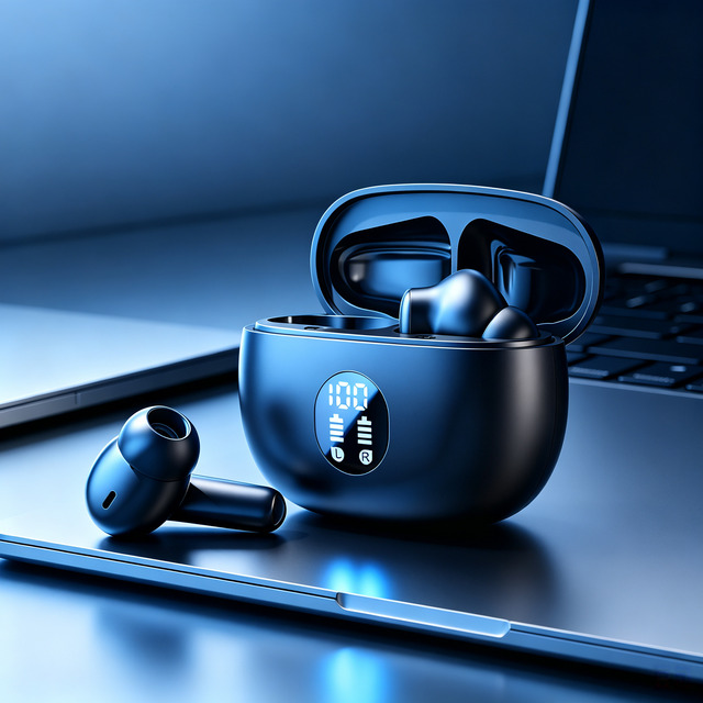 2026 M69 Wireless Earbuds Headphones Bass Stereo EarBuds with Noise Cancelling LED Display IP7 Waterproof Earphones