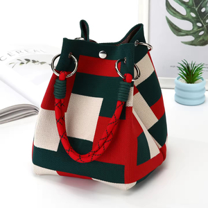 Best Price Custom Personalized Knitting <strong>Handbags</strong> Buckle <strong>Bag</strong> Handmade Fashion Women Hand <strong>Bags</strong> - Product Image 1