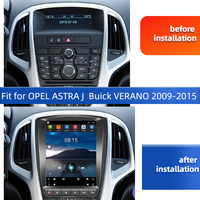 CYNAVI Pantalla Tesla de 9.7 Pulgadas Integrada en la Unidad Principal del Automóvil 2DIN, GPS Android 11 DSP, Pantalla Táctil Estéreo, Reproductor de CD/MP3, TV, Opel Astra J, Buick