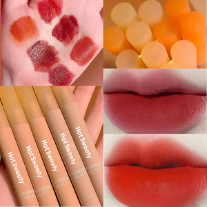 <span class=keywords><strong>Maroon</strong></span> Velvet Lip Gloss Mỹ Phẩm Nhà Cung Cấp Biểu Tượng Tùy Chỉnh Nhung Matte Plumping Lipgloss Sắc Tố Phong Phú Lip Gloss - Product Image 3
