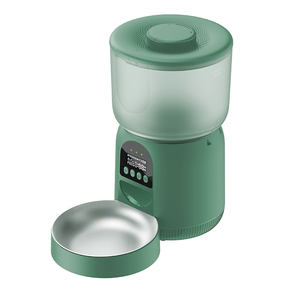 Akıllı evcil hayvan besleyici zamanlı ve kantitatif besleme 3L büyük kapasiteli nem geçirmez taze kilit tasarımı paslanmaz çelik kase Pet besleyici - Product Image 6