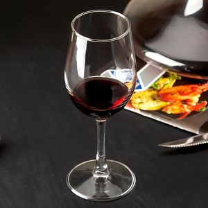 แก้วไวน์ใสสไตล์เรโทรคลาสสิกแบบกำหนดเอง แก้วดื่มไวน์แดงหรูหราพร้อมโลโก้สั่งทำ - Product Image 4