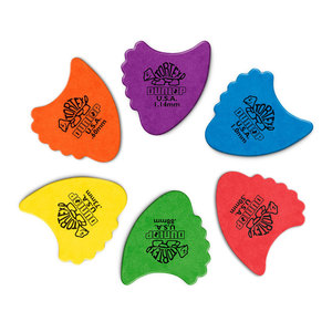 Púas de Guitarra Dunlop 414R 0.6mm 1.0mm 1.14mm 1.5mm Acabado Mate, Juego de Púas para Guitarra Acústica - Product Image 1