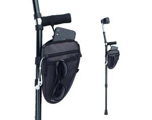 Muestra gratuita de muleta plegable axilar con puntas de goma, dispositivo médico para las manos y las axilas, bastón para caminar, muletas axilares con bolsa - Product Image 1