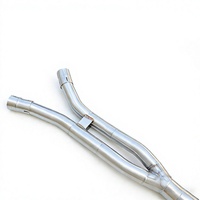 Tuyau intermédiaire d'échappement en acier inoxydable haute performance de 3,5 pouces à 3 pouces pour BMW X3 X4 M40i G01 G02 3.0T 2016-2023