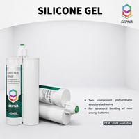 SEPNA Gel silicone haute performance bicomposant à conductivité thermique élevée 100 % pour collage, étanchéité et isolation électrique