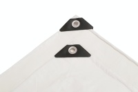 Bâche en PE blanc 80g anti-UV, indéchirable, durable et imperméable pour voiture et extérieur