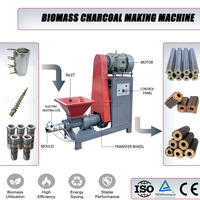 Machine de pressage de briquettes de charbon de biomasse à alimentation directe d'usine, équipement complet de briquetage pour sciure de bois, feuilles et coques de noix de coco