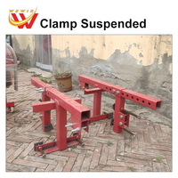 Plateforme suspendue monoplace moderne en alliage d'aluminium galvanisé à chaud avec support cantilever à installation rapide