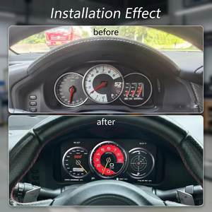 สำหรับโตโยต้า 86 สำหรับซูบารุ BRZ 2016-2019 จอแสดงผล LCD ดิจิตอล แผงหน้าปัด ชุดหน้าปัดมาตรวัดความเร็ว GPS ห้องนักบินเสมือนจริง มาตรวัดรอบเครื่องยนต์ - Product Image 2