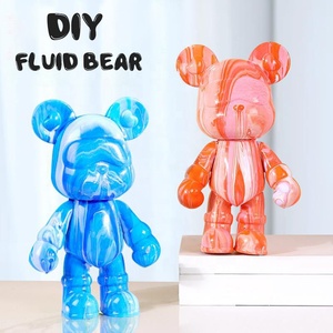 Juego de oso de vinilo de dibujo fluido Kit de Arte de pigmento DIY - Product Image 6