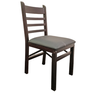 Sağlam Ahşap Katlanır Yemek Sandalyesi, İç ve Dış Mekan Kullanımı İçin, Bahçe, Düğün, Kamp ve Yer Tasarrufu Sağlayan Depolama İçin İdeal - Product Image 1